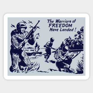 WWII Warriors Have Landed Sticker